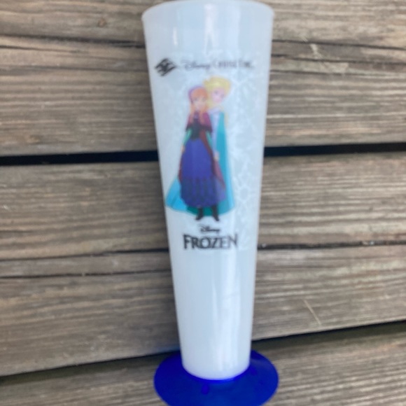 DISNEY CRUISE LINE 11” SOUVENIR CUP OLAF, ANNA, AND ELSA - Picture 2 of 4